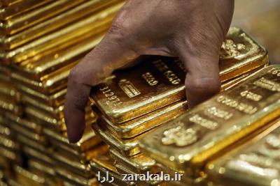 قیمت جهانی طلا کم شد