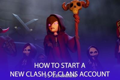 صفر تا صد آموزش ساخت اکانت کلش اف کلنز