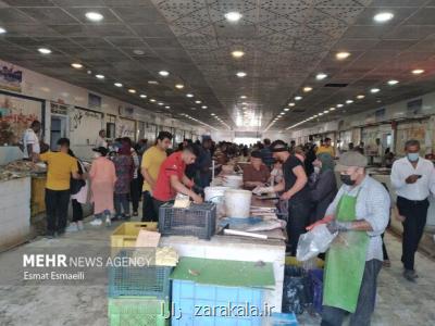 قیمت انواع آبزیان سه شنبه 21 تیرماه 1401