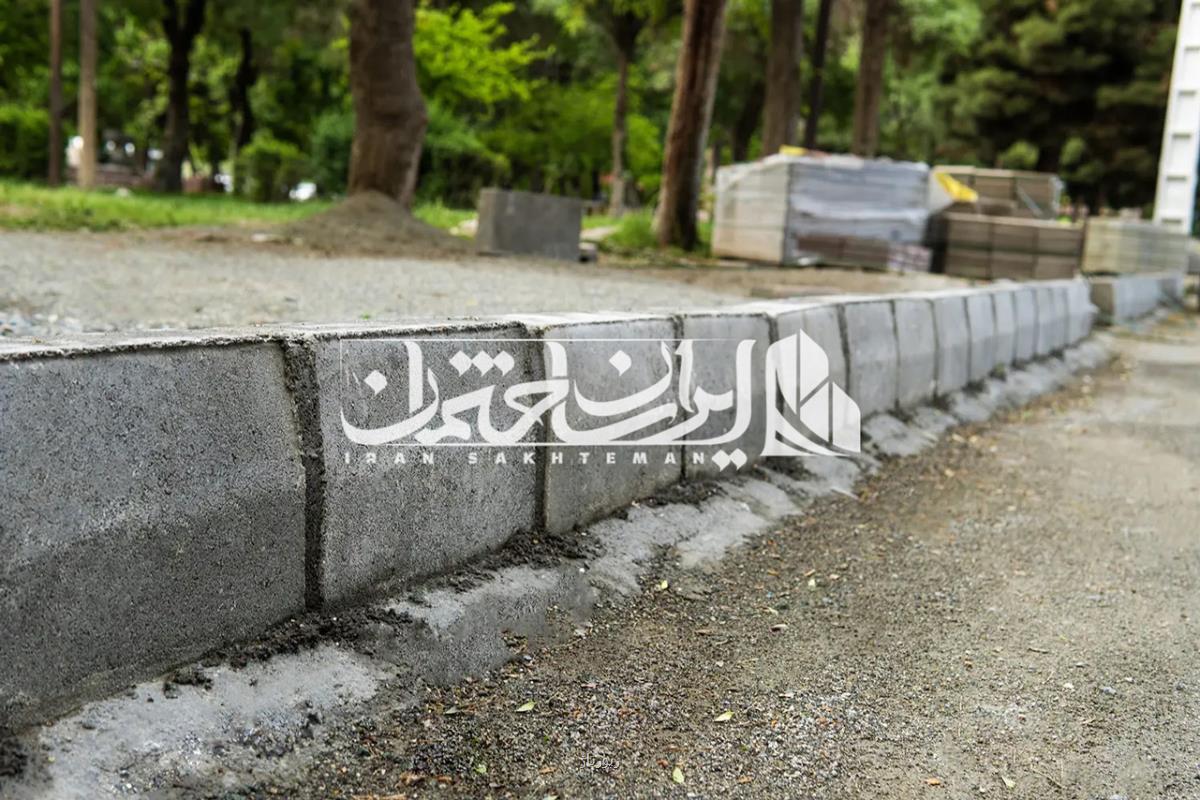 جدول بتنی پایه محکم برای مرزبندی و زیباسازی فضاهای شهری