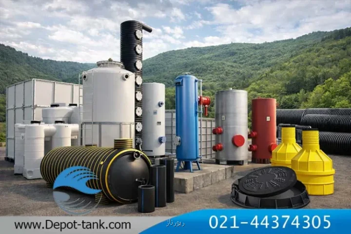 تأمین یکپارچه مخازن، تجهیزات فاضلاب و سیستم های انتقال سیالات