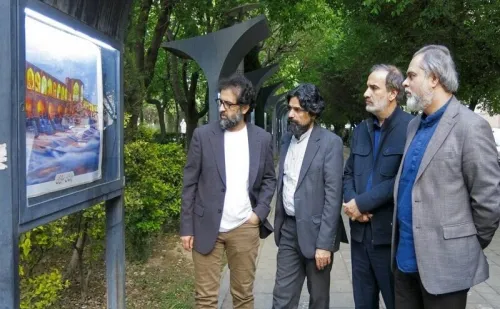 رییس سازمان سینمایی از ایران من، سرای من دیدن کرد