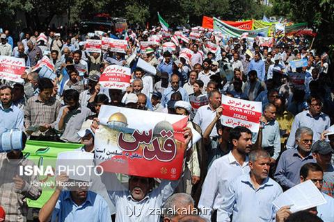 از مصادیق پشتیبانی از مستضعفان شركت در راهپیمایی روز قدس است