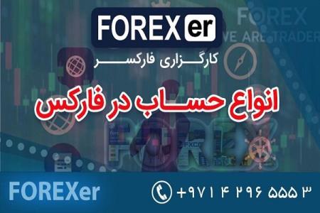 انواع حساب در فاركس